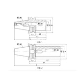 BT50-MTA Taper Adapter (Morse) BT50-MTA1-120 BT50-MTA1-180 - Big-tools Industrial Supply Tools for Metal Cutting